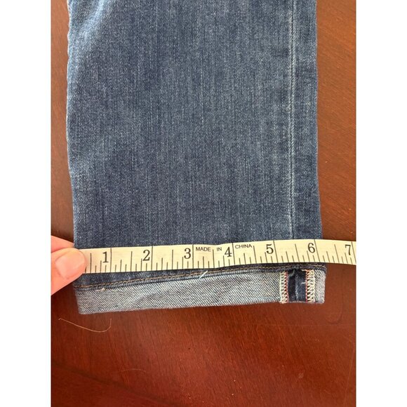 Joe’s Jeans The Boyfriend Slim Cuffed Mid Rise Denim Size 28 Medium Wash - Picture 10 of 13